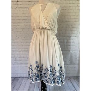 Miami embroidered summer dress, size small